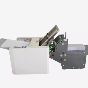 Máquina de dobrar papel de mesa 8306/8305B A4 + Bandeja vertical