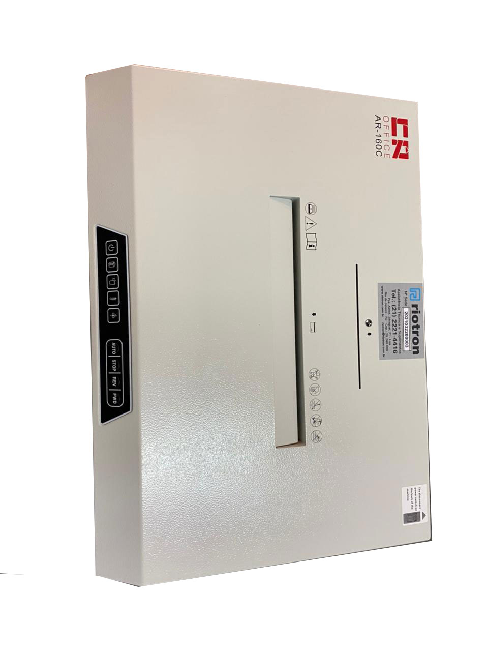 FRAGMENTADORA DE PAPEL CR OFFICE AR – 160C – PARTÍCULAS - Imagem 3